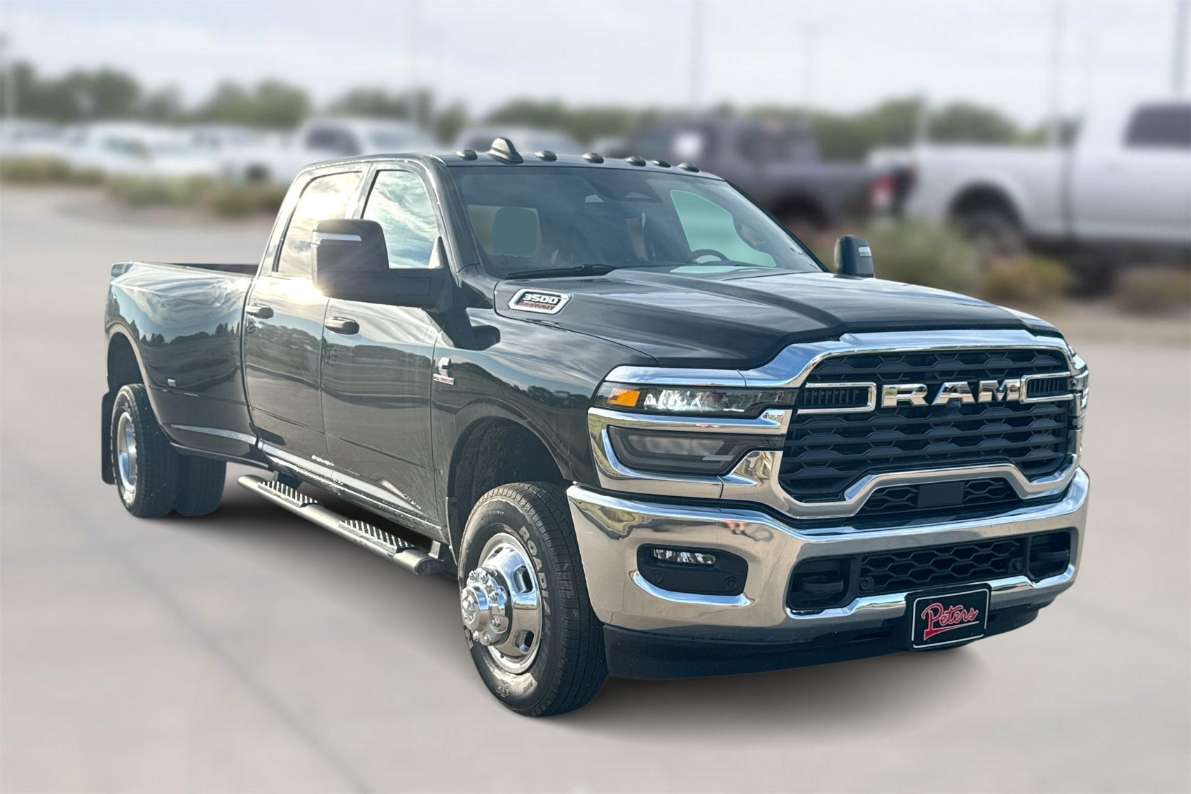 New 2026 Diamond Black Crystal Pearlcoat Ram Tradesman image 1