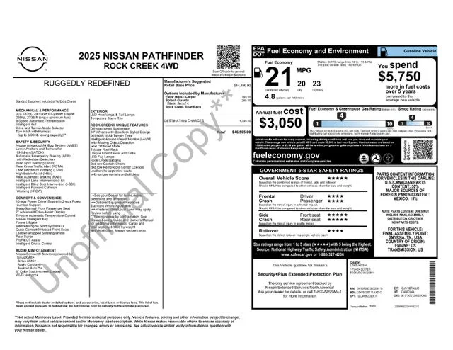 Used 2025 Gray Nissan Rock Creek image 7