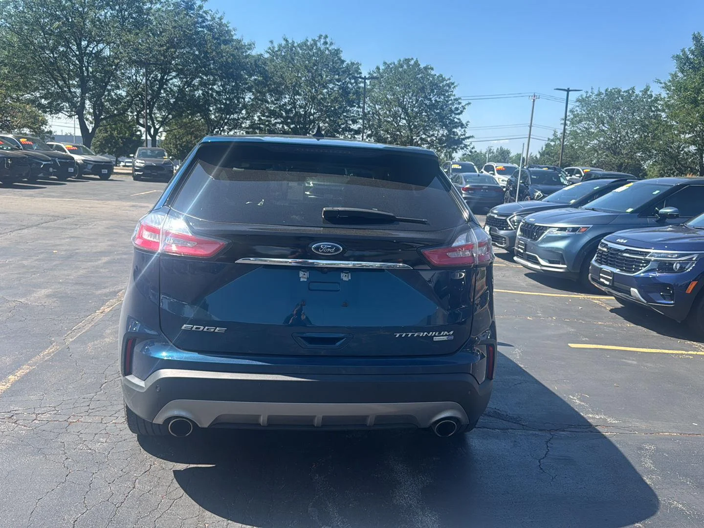 Used 2020 Dark Persian Green Ford Titanium image 5