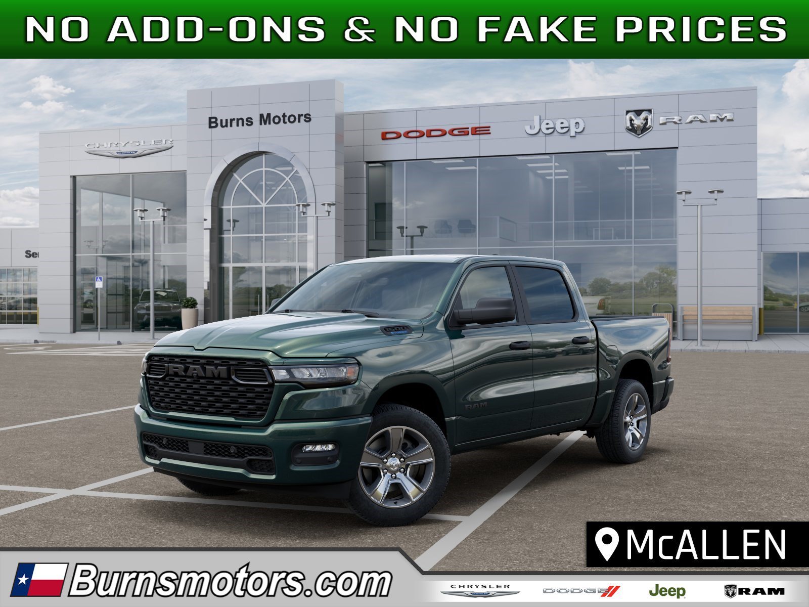 New 2026 Serrano-Green Metallic Exterior Paint RAM Express image 1
