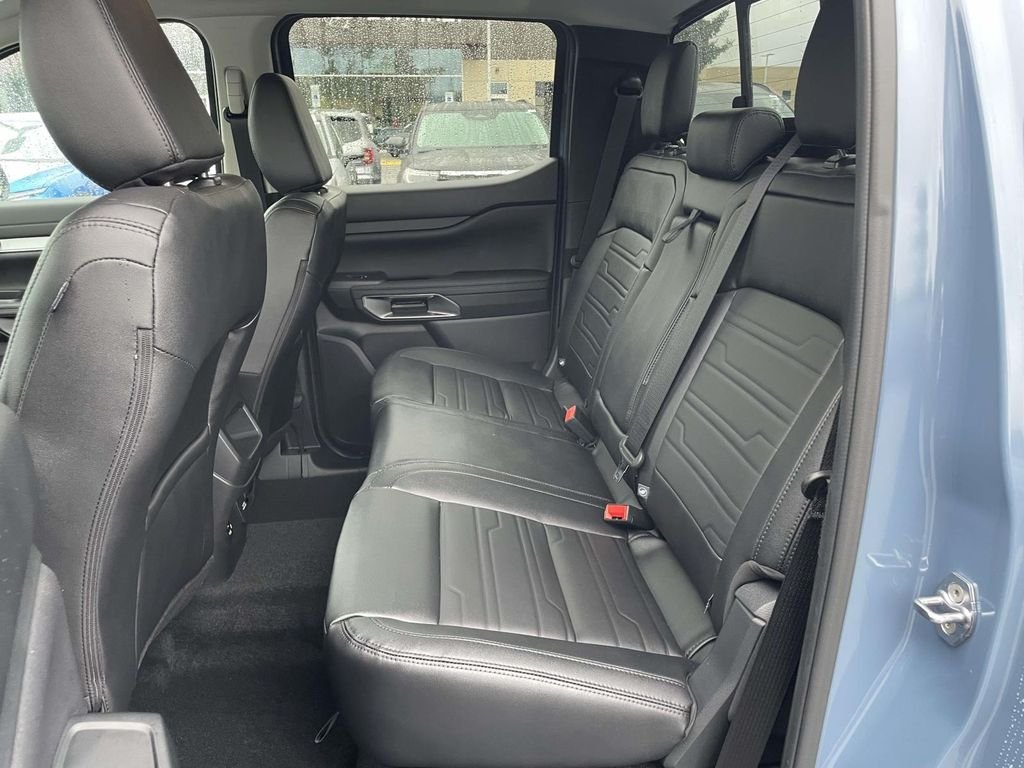 Used 2025 Azure Gray Metallic Tri-Coat Ford LARIAT image 3