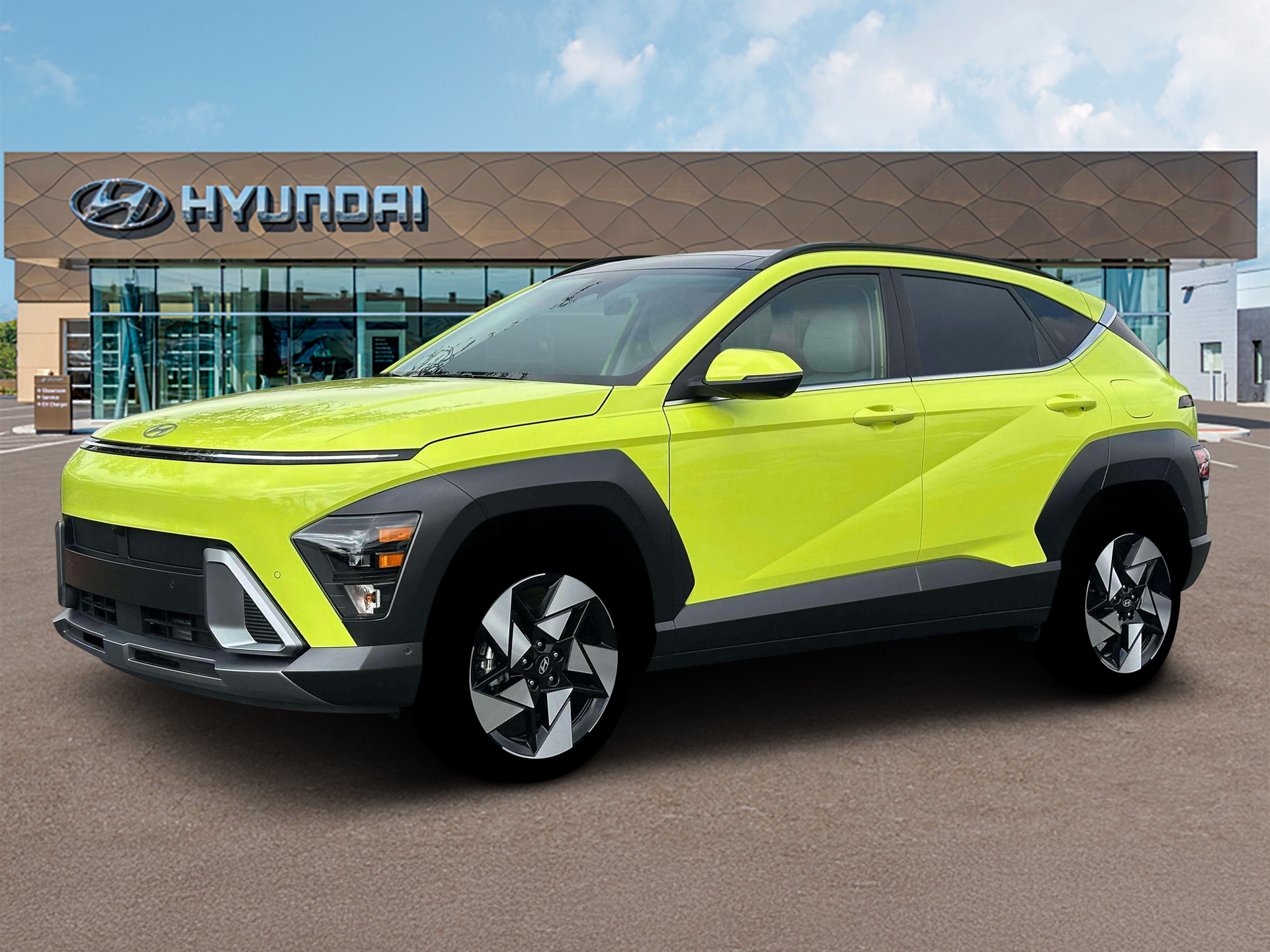 New 2026 Yellow Hyundai Limited AWD image 2