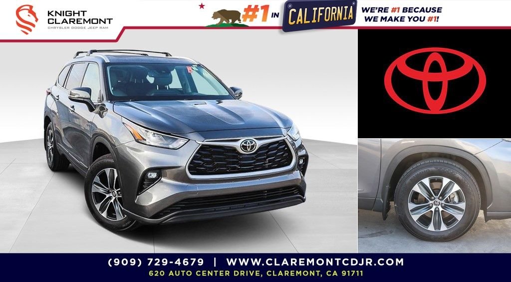 Used 2022 Magnetic Gray Metallic Toyota XLE image 1