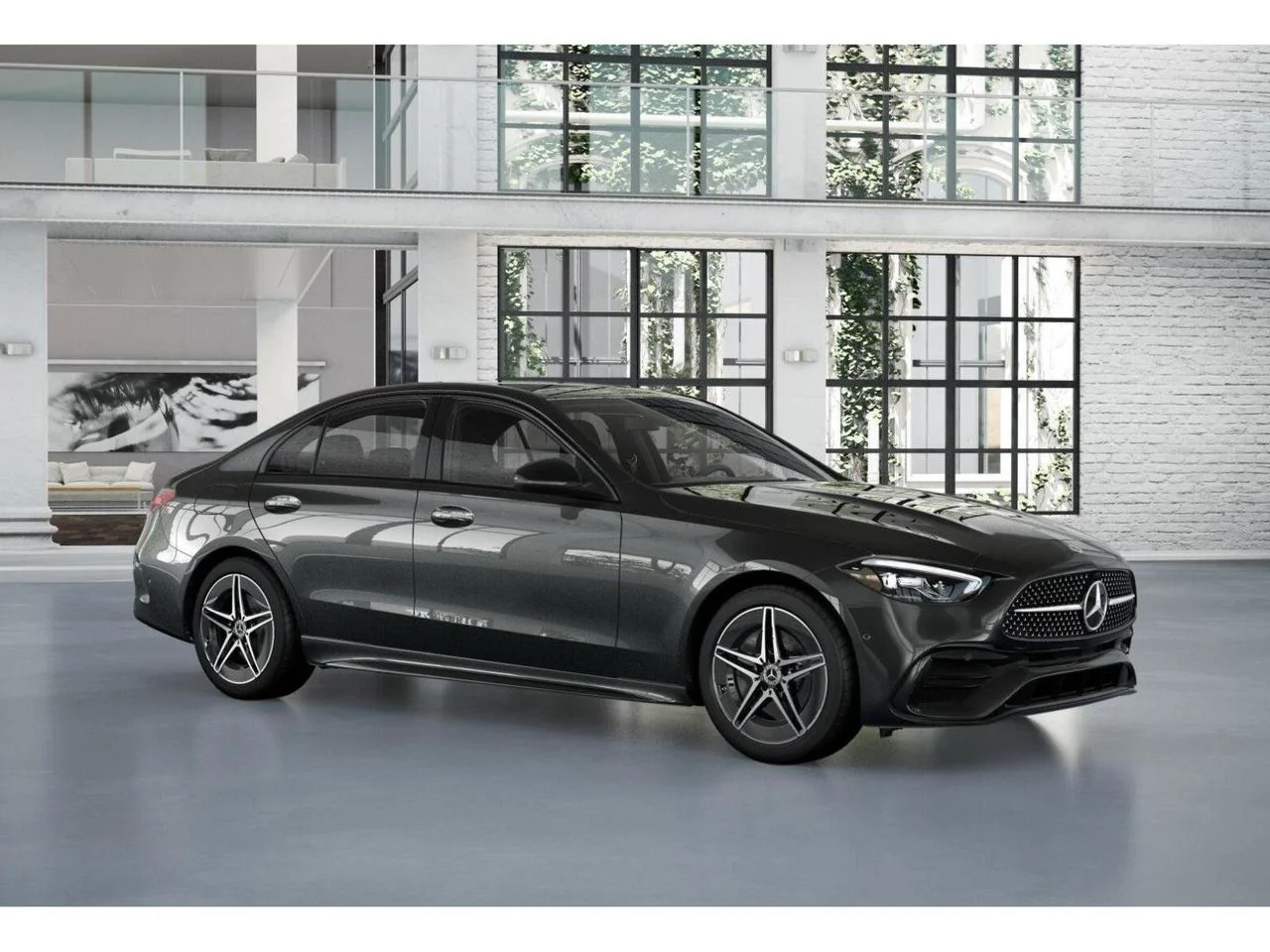New 2026 Graphite Grey Metallic Mercedes-Benz C 300 image 12
