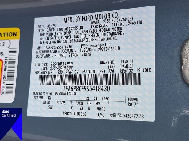 Used 2025 Blue Ford GT Premium image 36