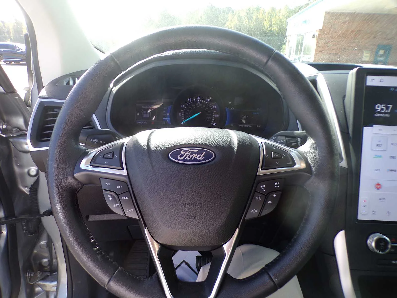 Used 2023 Iconic Silver Metallic Ford SEL image 14