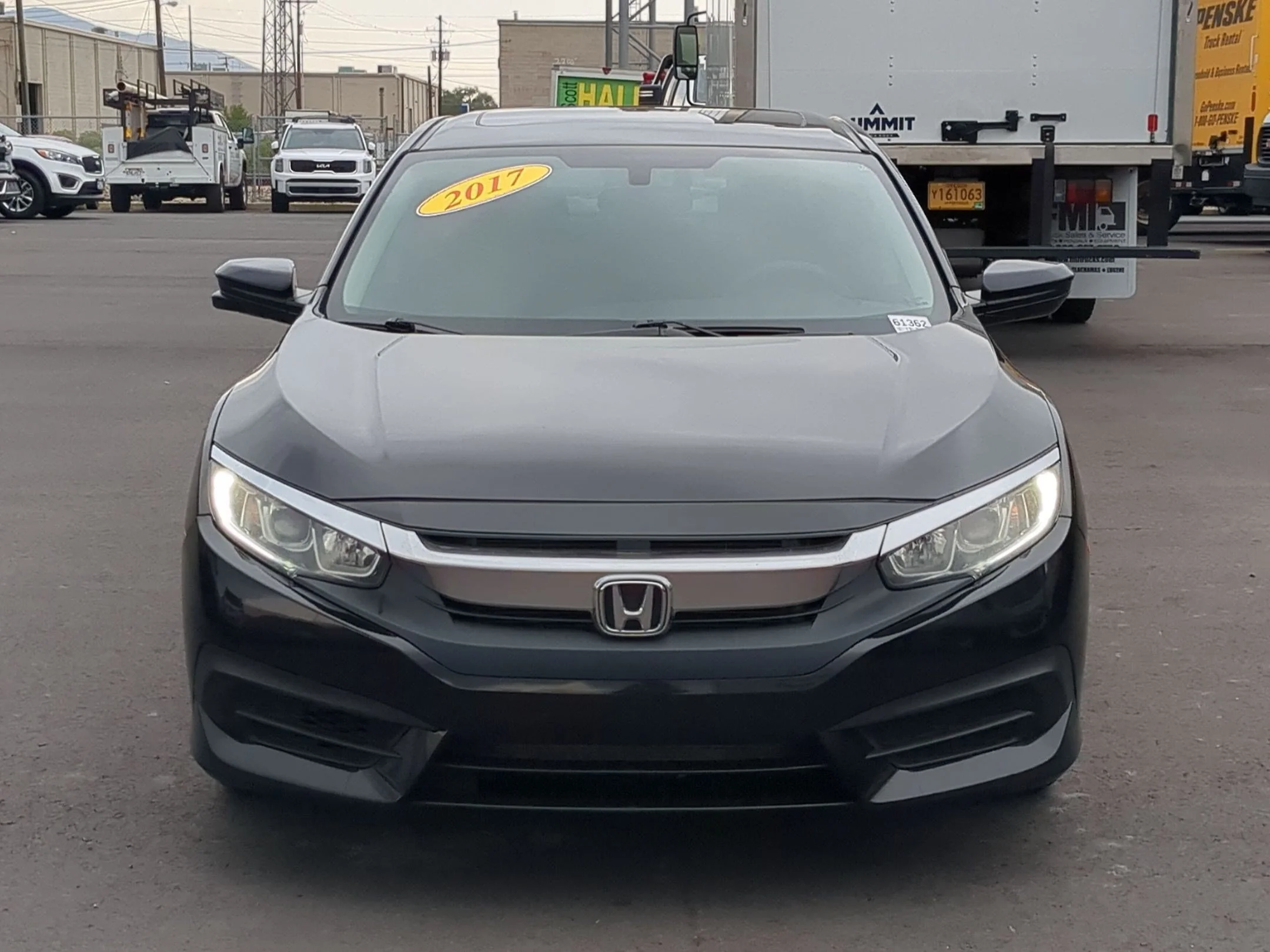 Used 2017 Crystal Black Pearl Honda EX image 8