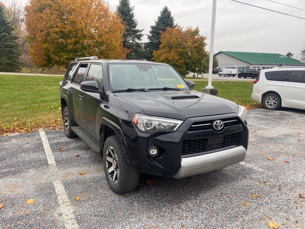 Used 2021 Midnight Black Metallic Toyota TRD Off-Road image 1