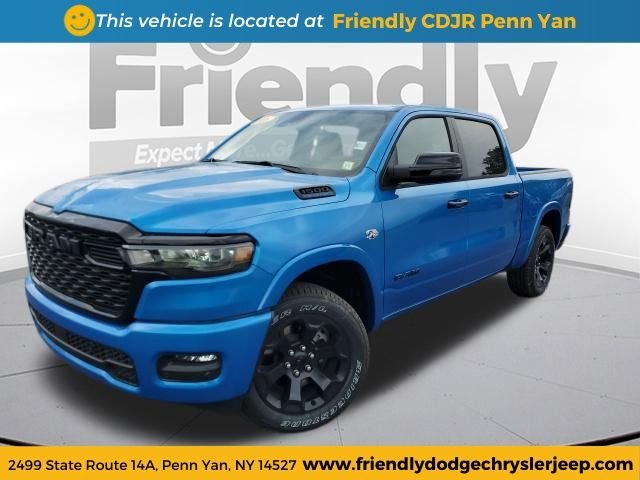 New 2026 Hydro Blue Pearl-Coat Exterior Paint RAM Big Horn/Lone Star image 1