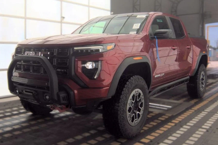 Used 2023 Red GMC AT4X image 3