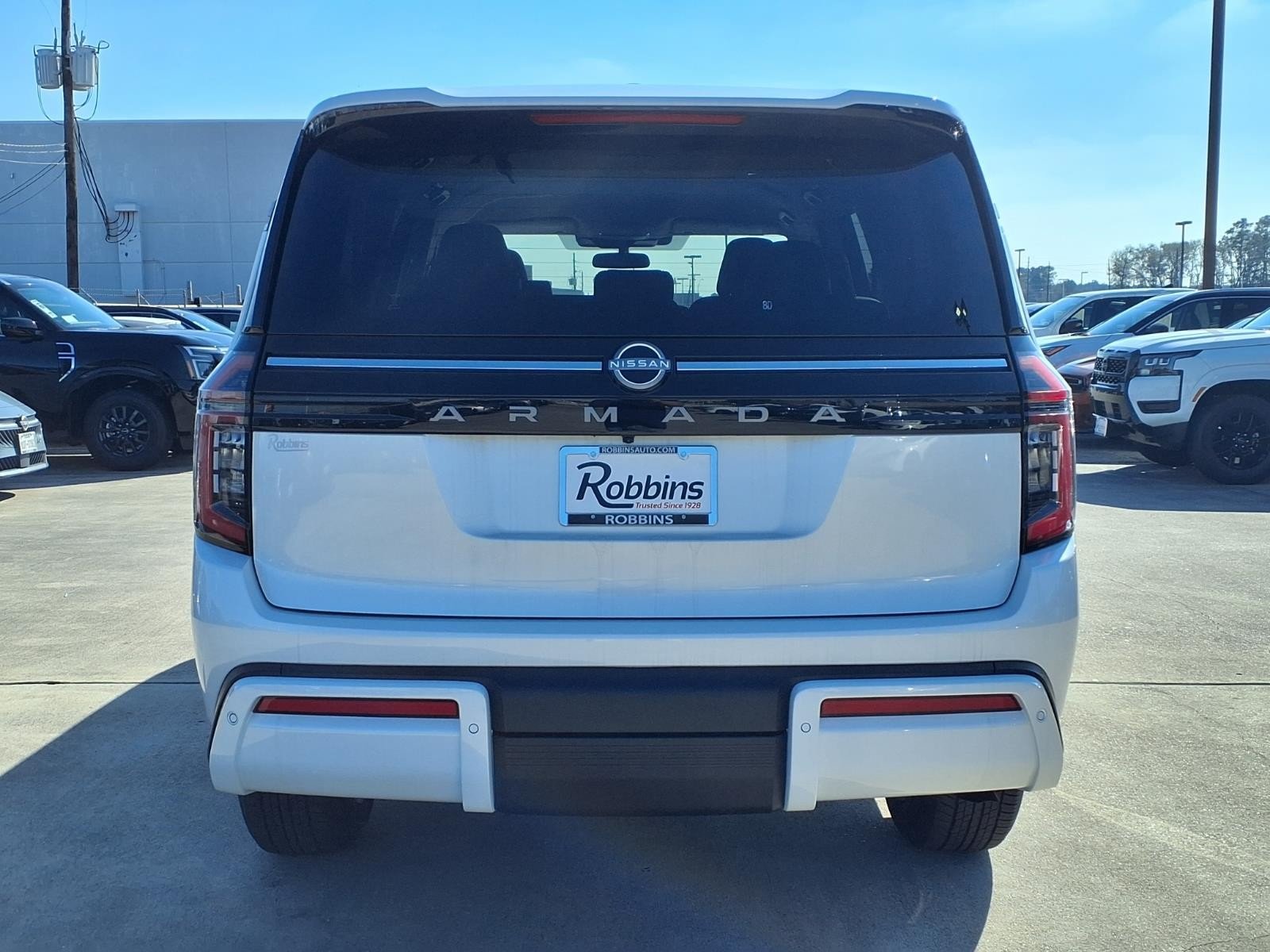 2026 Nissan Armada SV White at Robbins Nissan