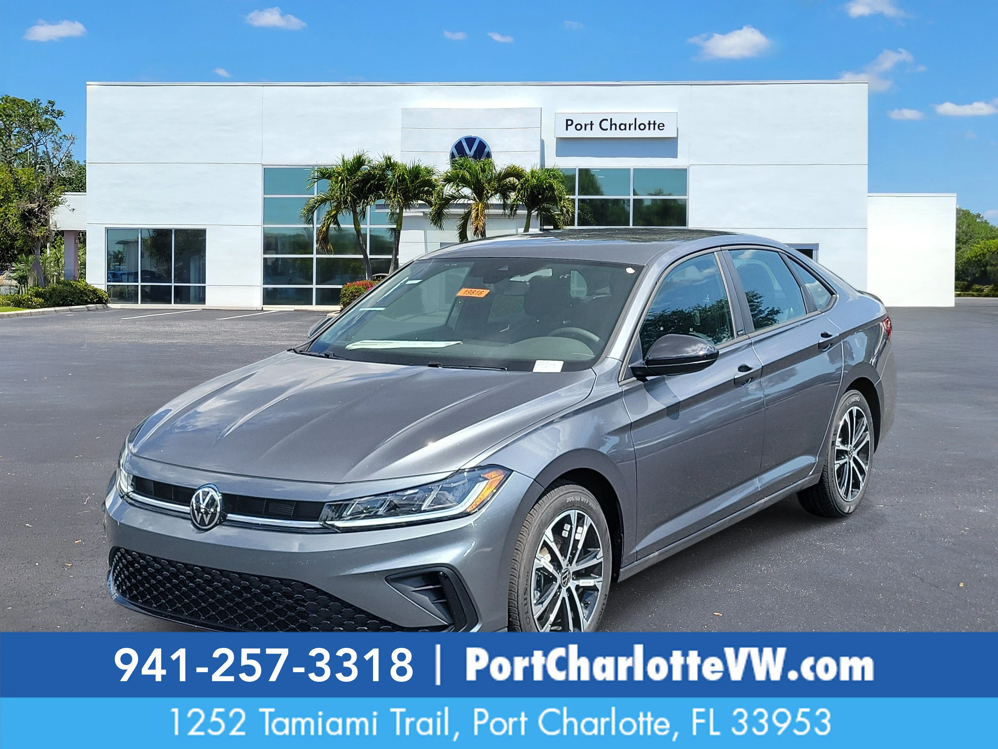 New 2026 Gray Volkswagen 1.5T Sport image 1