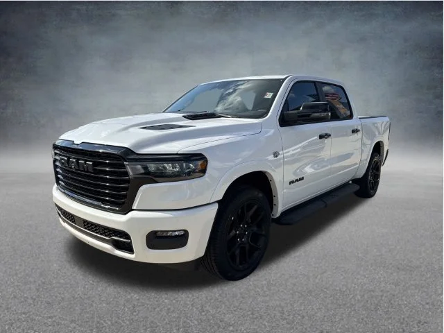 New 2026 Ivory White Tri-Coat Pearl-Coat Exterior Paint RAM Laramie image 8