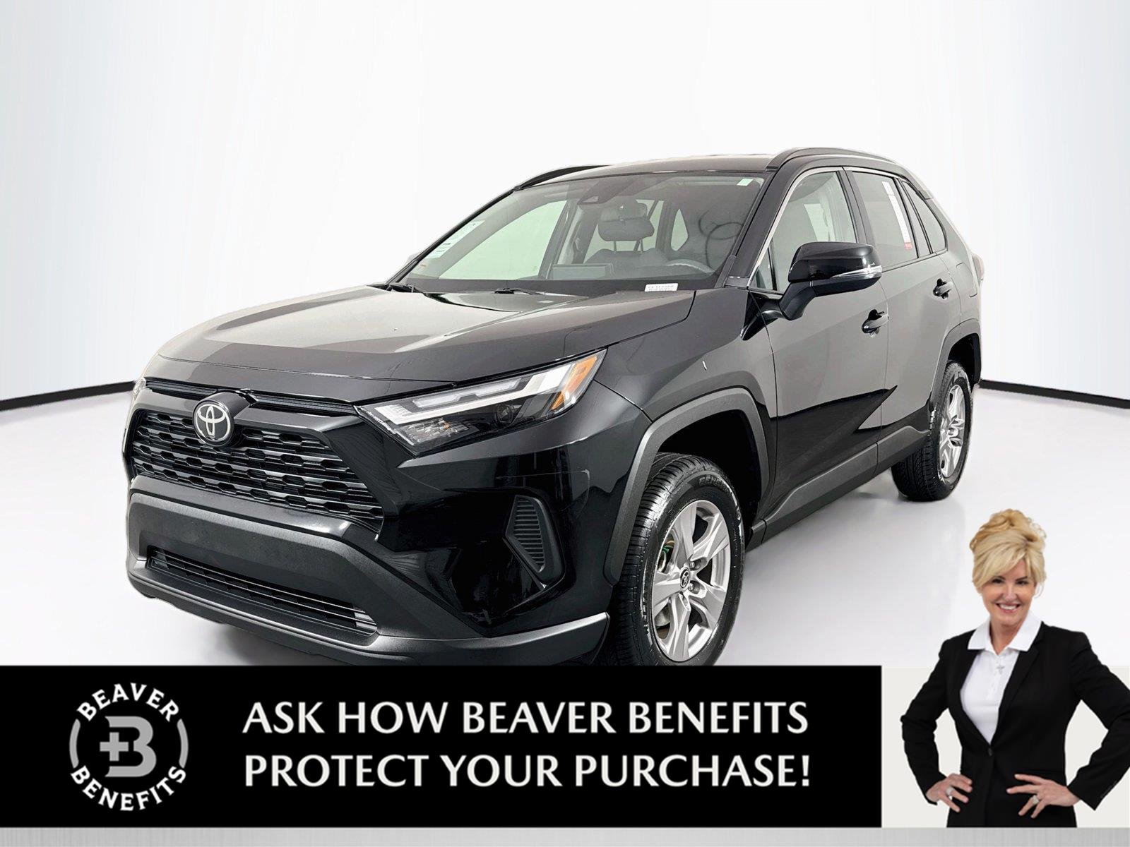 Certified Used 2025 Midnight Black Metallic Toyota XLE image 1