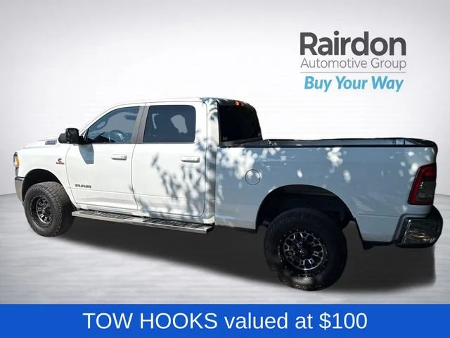 Used 2022 Bright White Clearcoat Ram Big Horn image 4