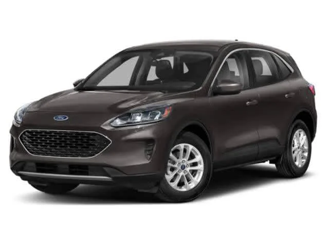 Used 2021 Agate Black Metallic Ford SE image 2