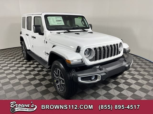 New 2026 Bright White Clear-Coat Exterior Paint Jeep Sahara image 1