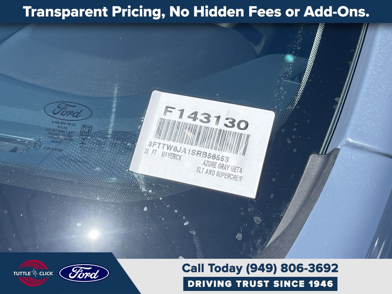 Certified Used 2025 Azure Gray Ford XLT image 42