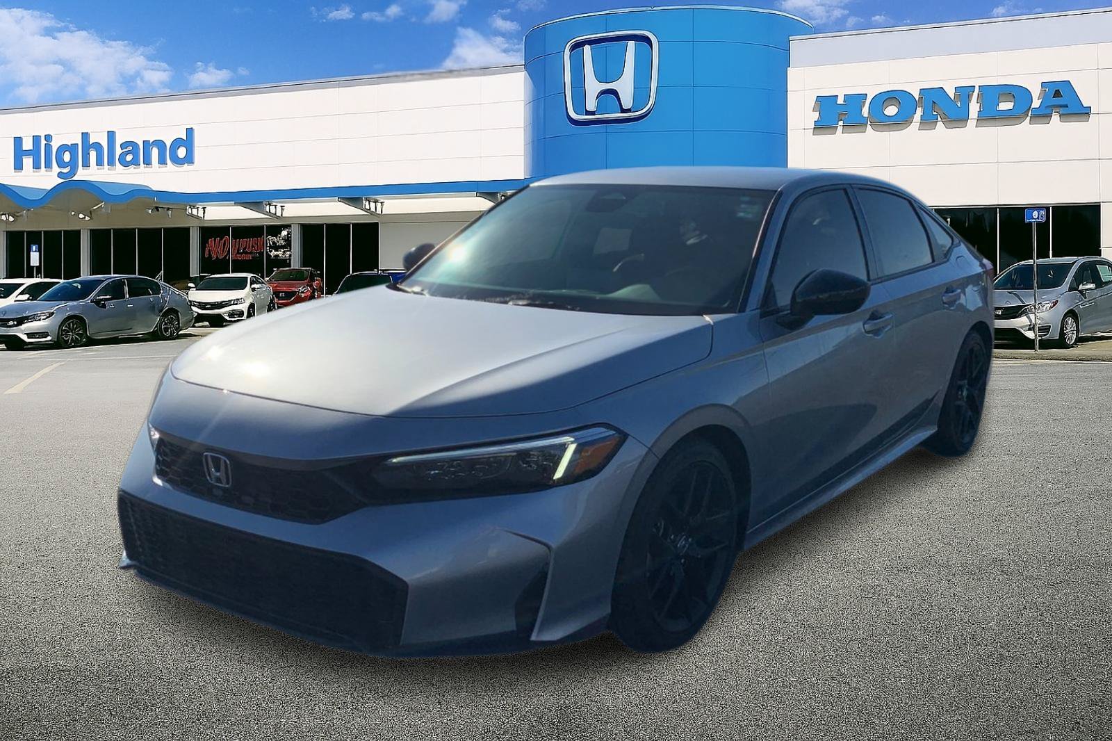 Certified Used 2025 Silver Honda Sport image 1
