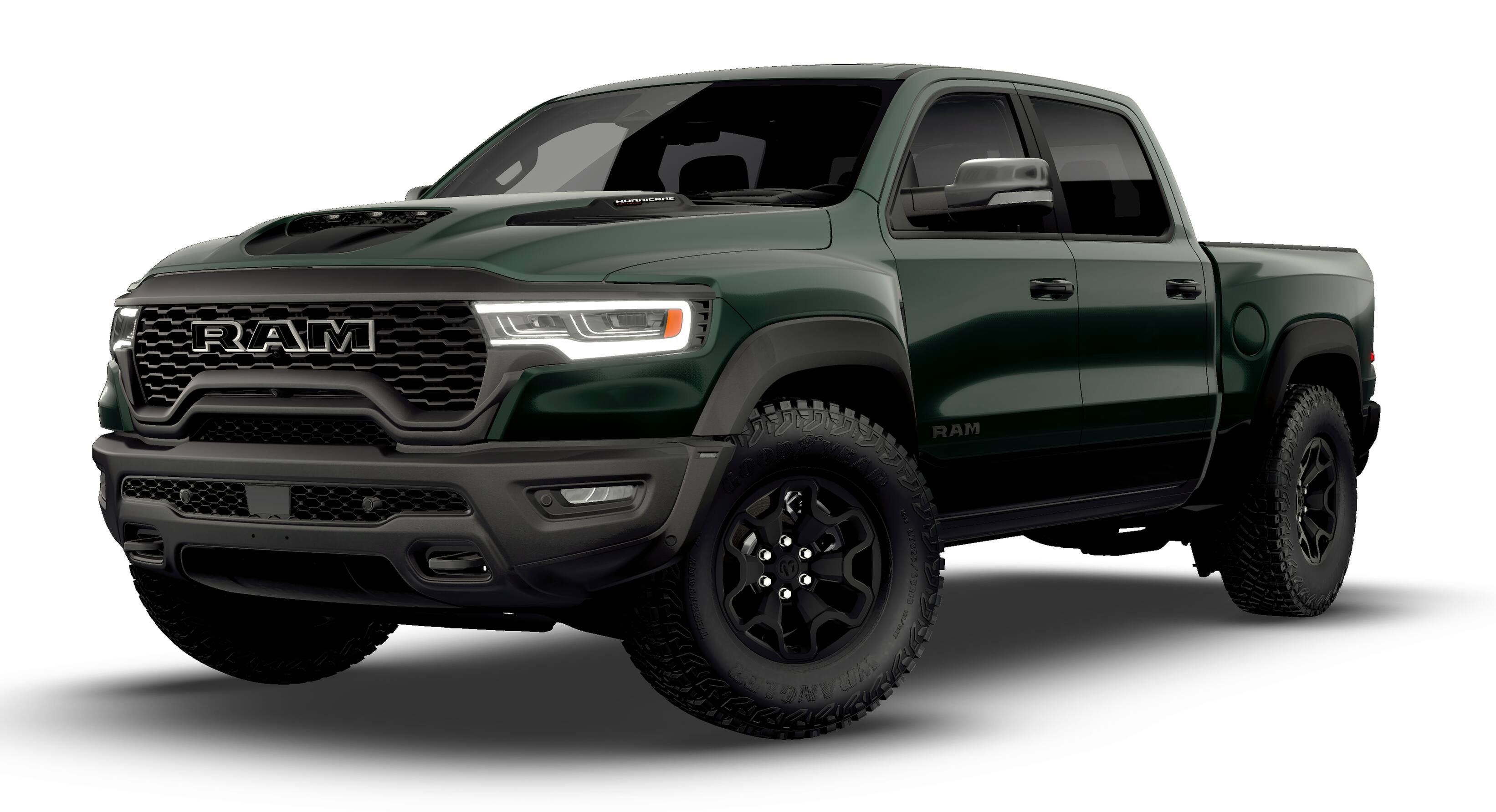 New 2026 Serrano-Green Metallic Exterior Paint RAM RHO image 13