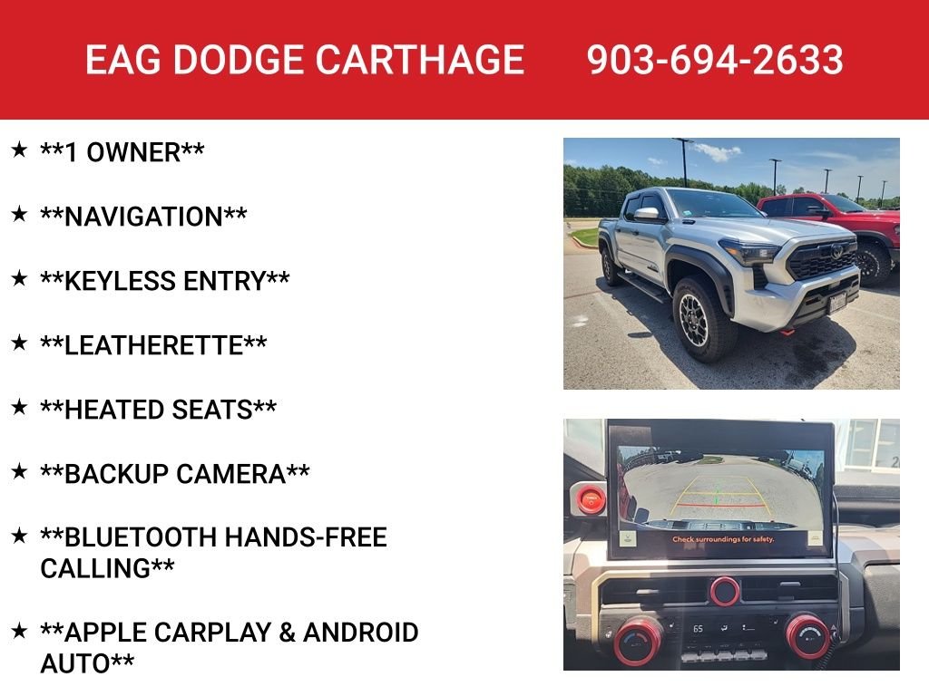 Used 2025 Silver Toyota TRD Off Road image 4