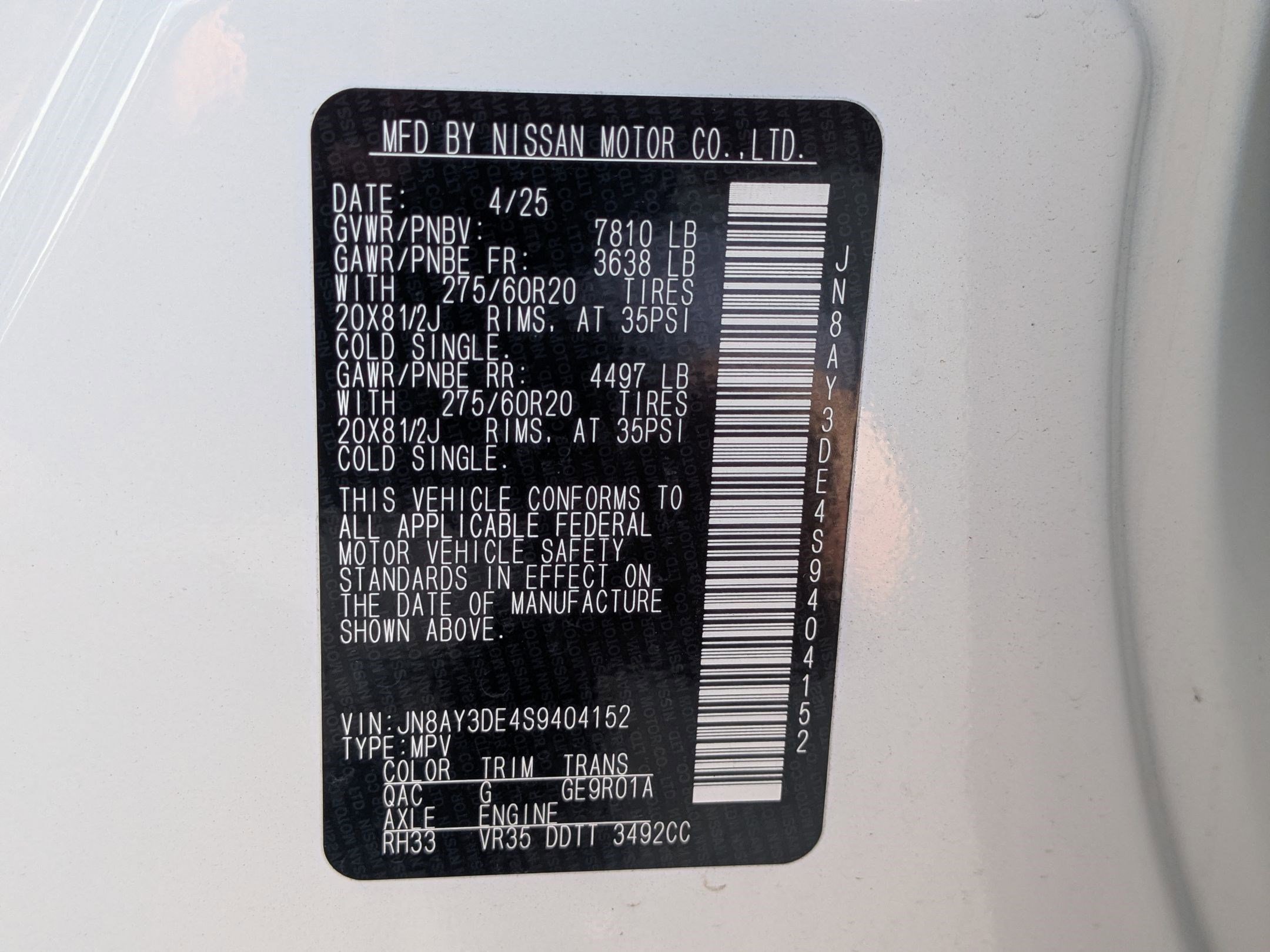 2025 Nissan Armada PRO-4X - Photo 34