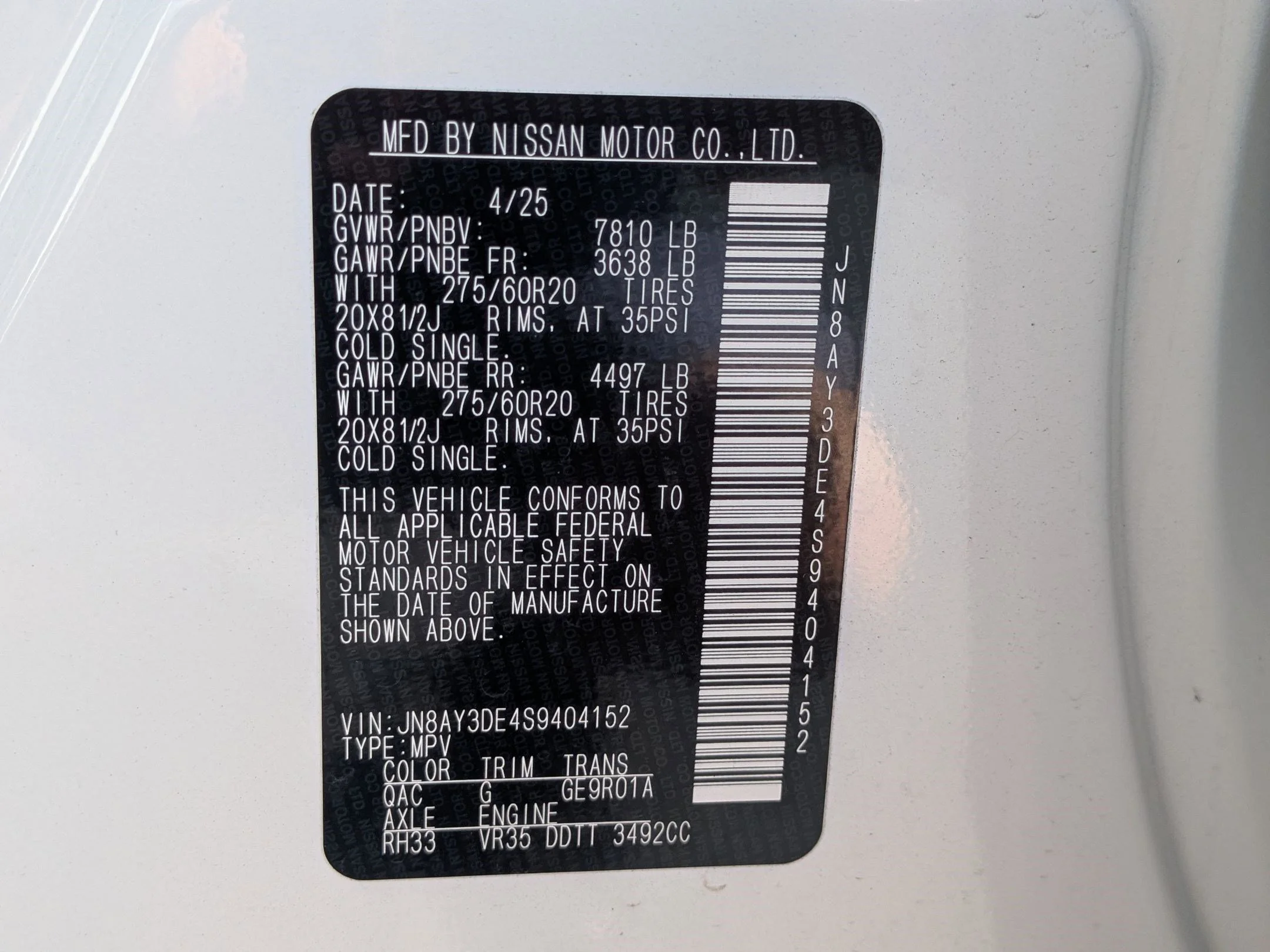 2025 Nissan Armada PRO-4X - Photo 34