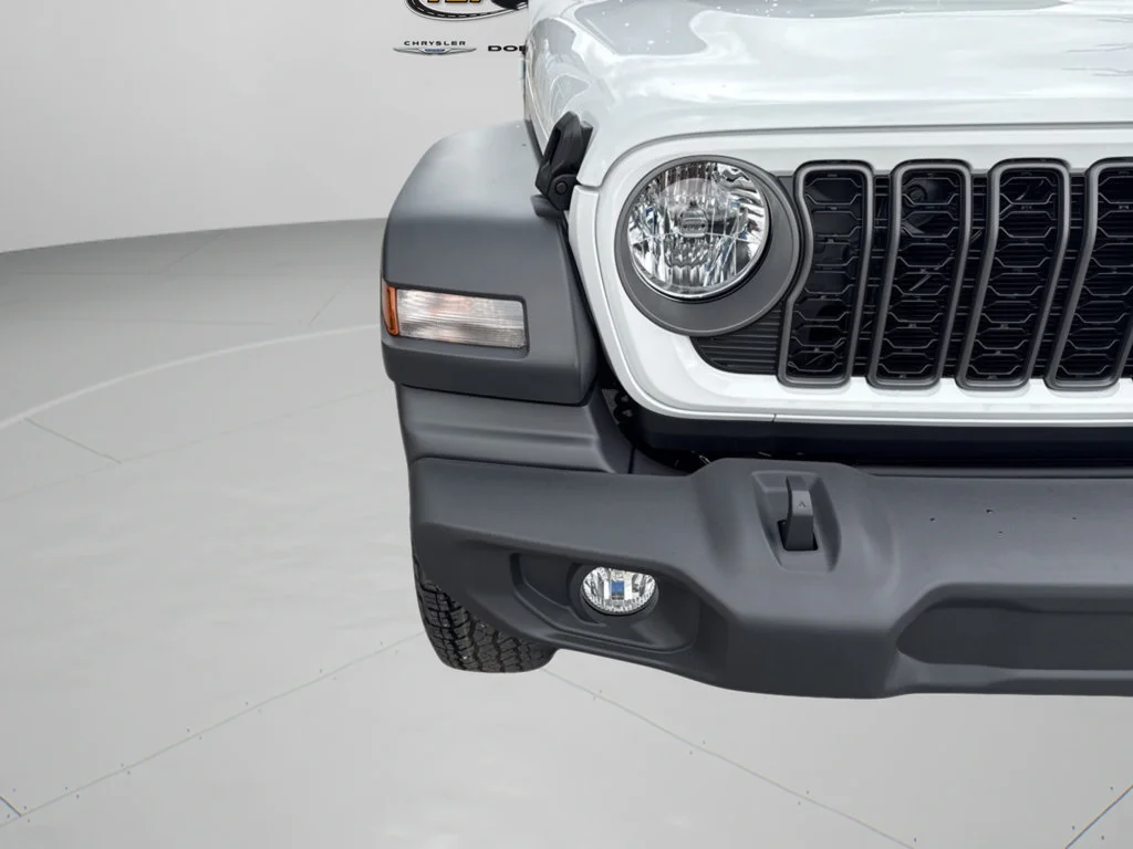 New 2026 Bright White Clear-Coat Exterior Paint Jeep Sport S image 40