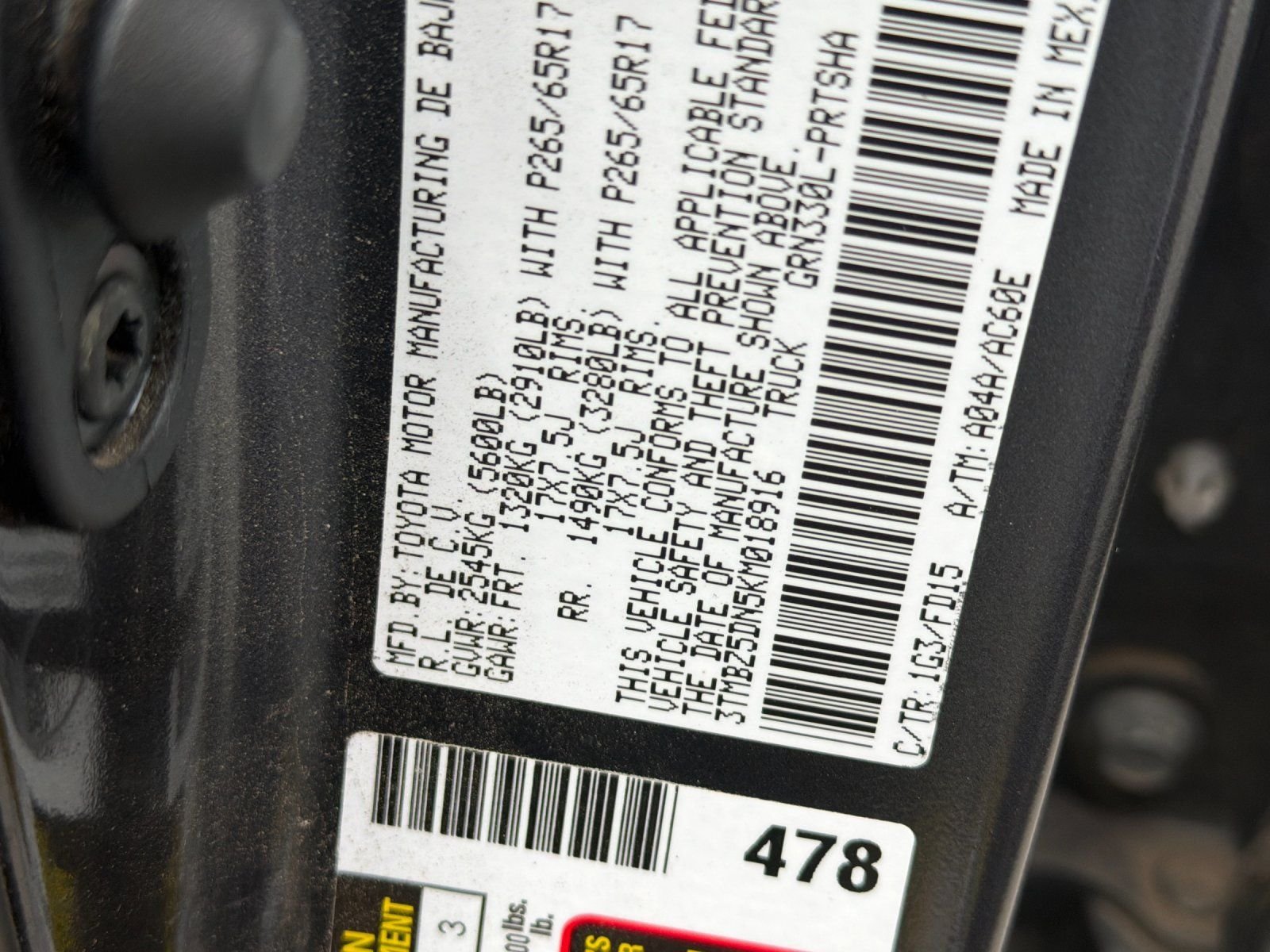 Used 2019 Gray Toyota TRD Sport image 26
