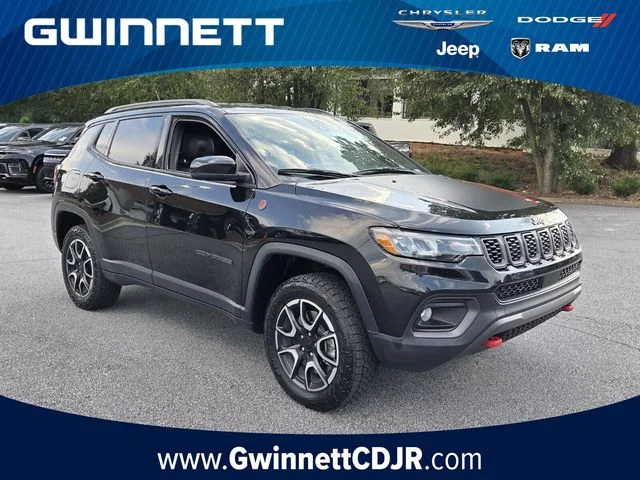 Used 2024 Black Jeep Trailhawk image 1