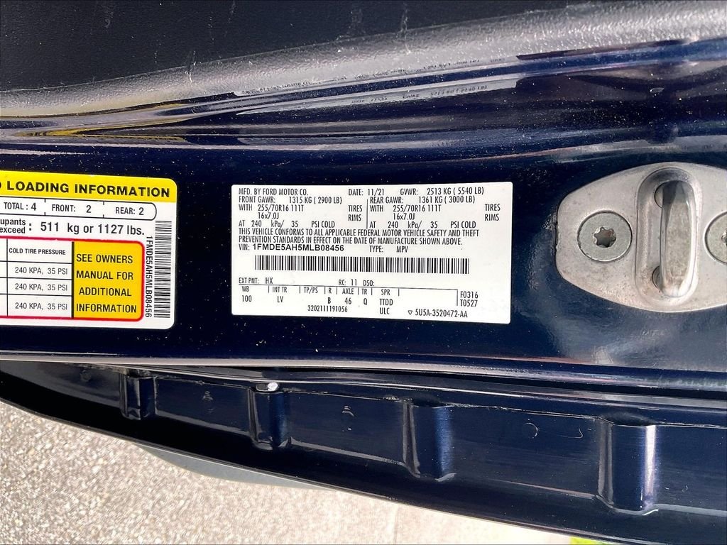 Used 2021 Antimatter Blue Metallic Ford Base image 32