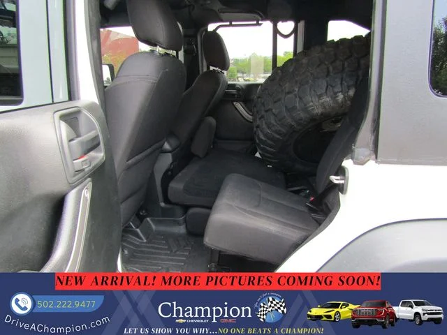 Used 2018 White Jeep Unlimited Sport image 10
