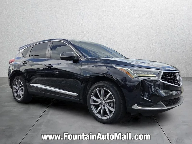 Used 2022 Phantom Violet Pearl Acura FWD W/TECHNOLOGY PACKAGE image 6