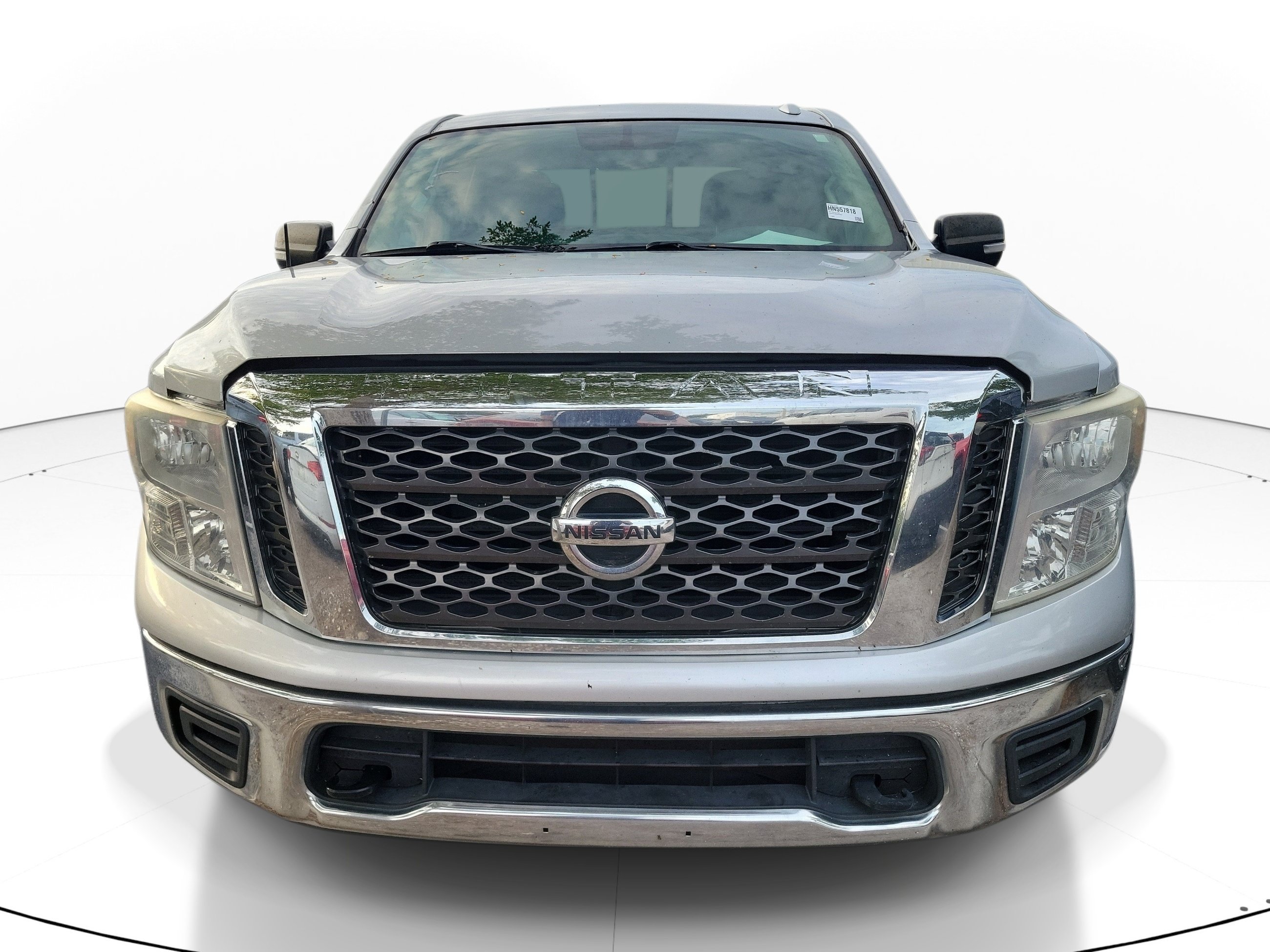 Used 2017 Brilliant Silver Metallic Nissan SV image 1