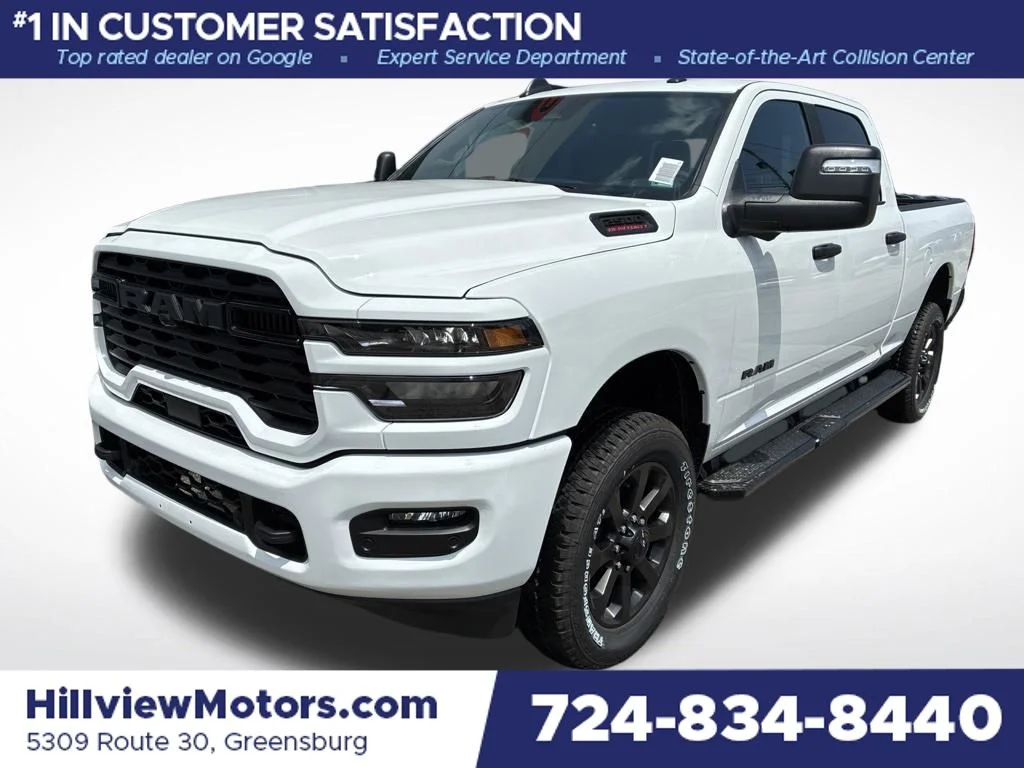 New 2026 Bright White Clear-Coat Exterior Paint RAM Big Horn image 1