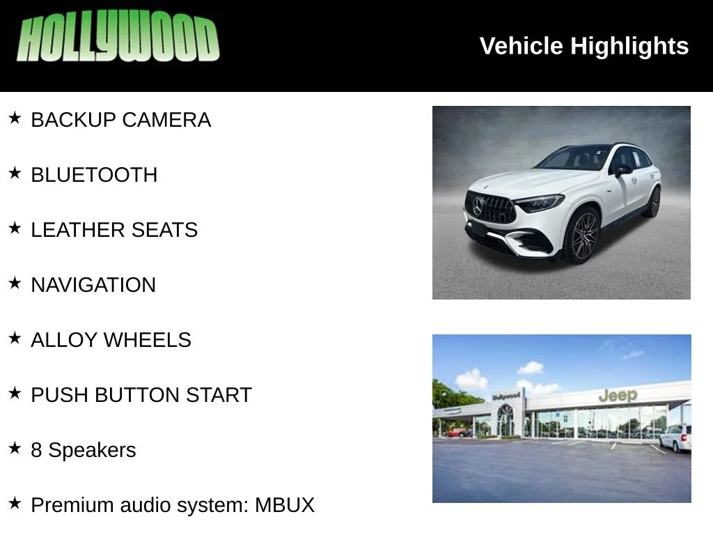 Used 2025 White Mercedes-Benz GLC 43 AMG® image 3