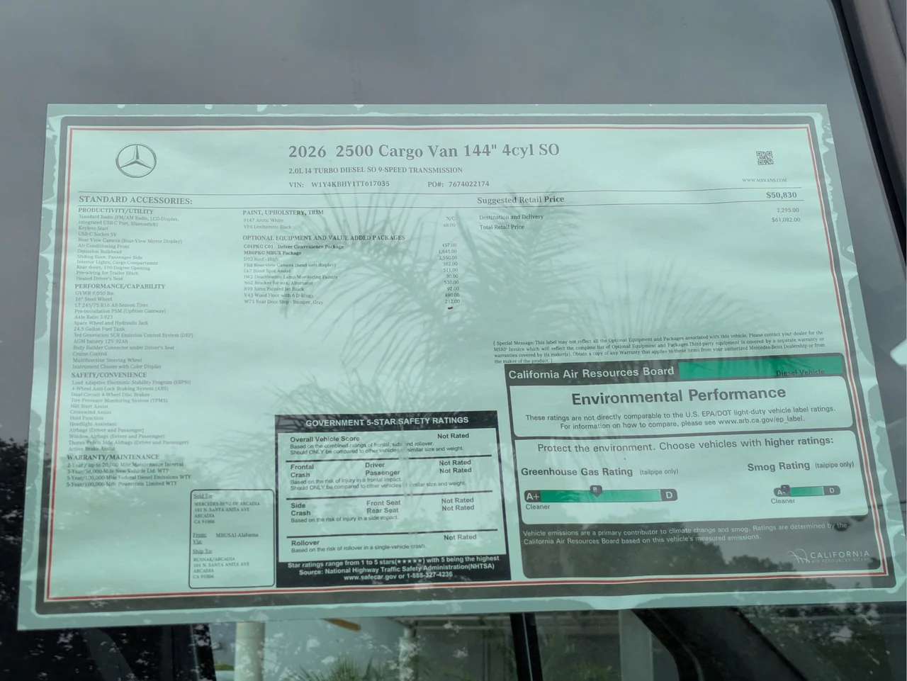 New 2026 Arctic White Mercedes-Benz Cargo 144 WB image 10