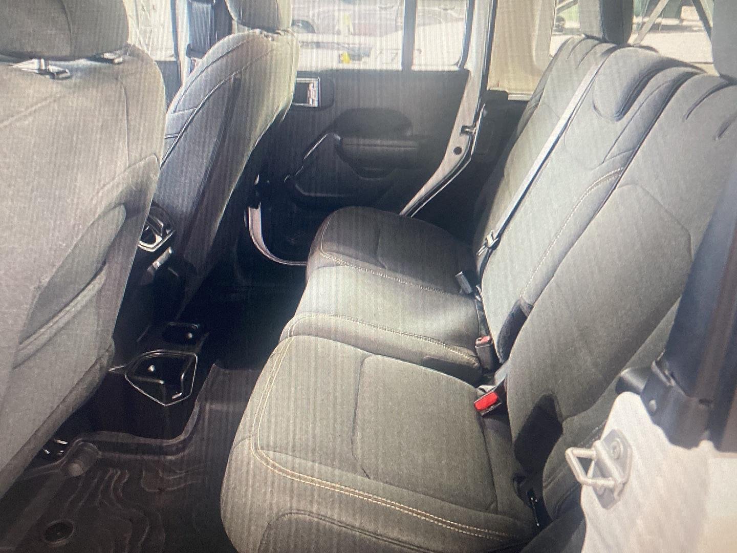 Used 2025 Bright White Clearcoat Jeep Sport image 6