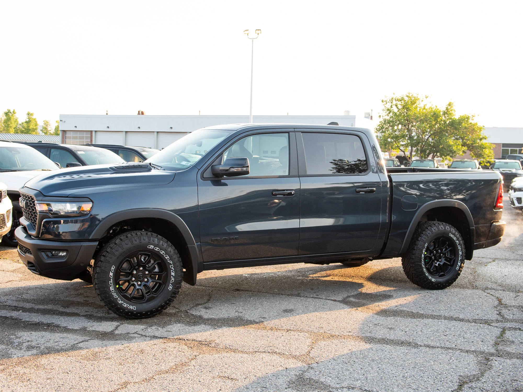 New 2026 Blue RAM Rebel* Crew Cab 4x4, Level 2 Equip Group, Panoramic Sunroof, 33 Inch A/T Tires image 4