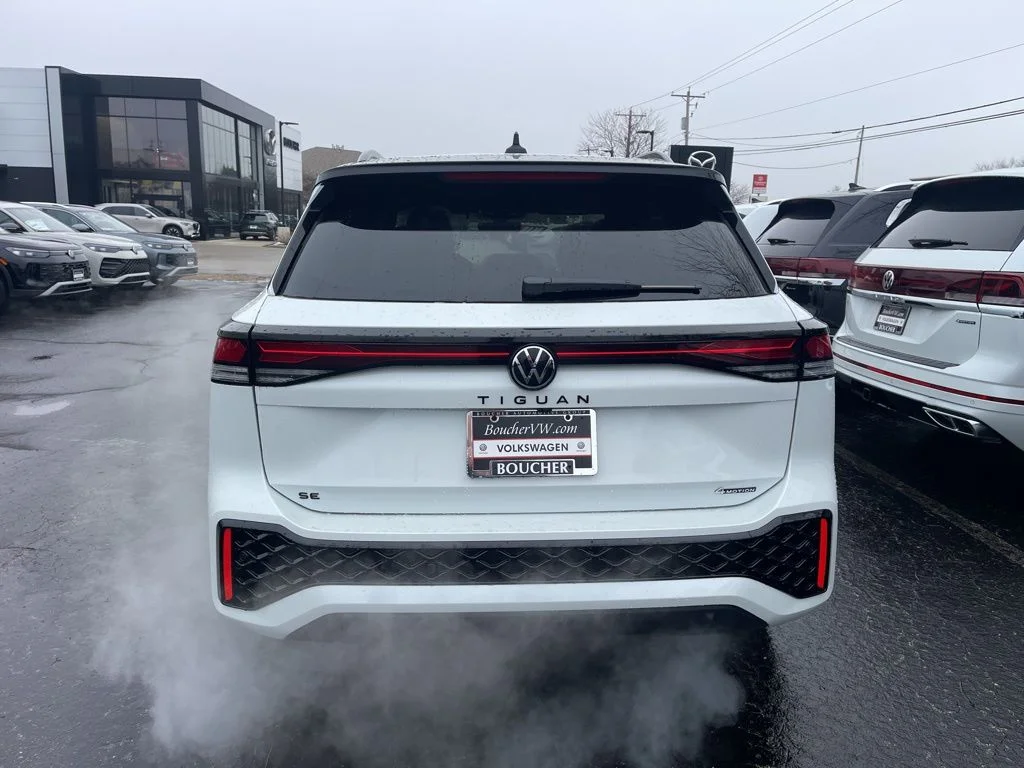 New 2026 Opal White Pearl Volkswagen 2.0T SE R-Line Black image 4