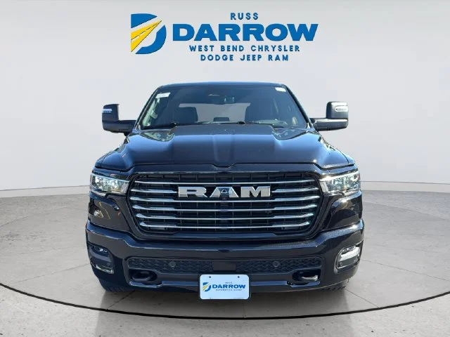 New 2027 Diamond Black Crystal Pearl-Coat Exterior Paint RAM Laramie image 8