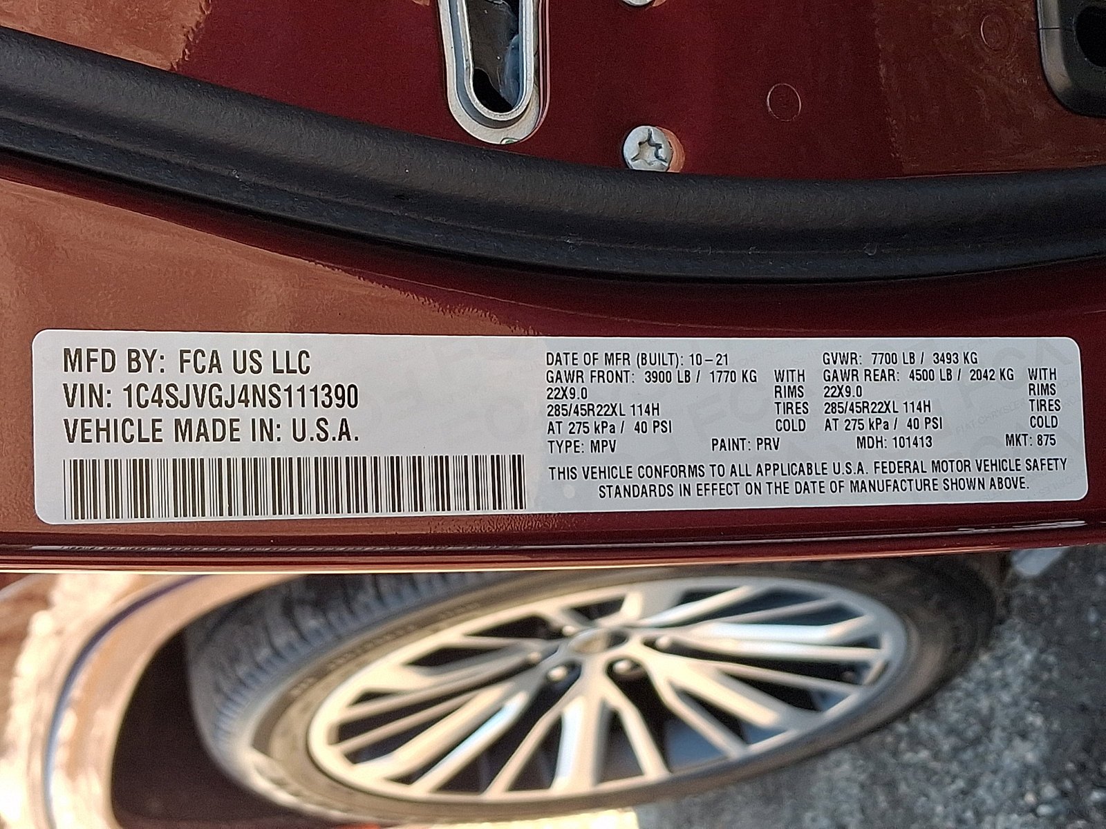 Certified Used 2022 Velvet Red Pearlcoat Jeep Series III image 30