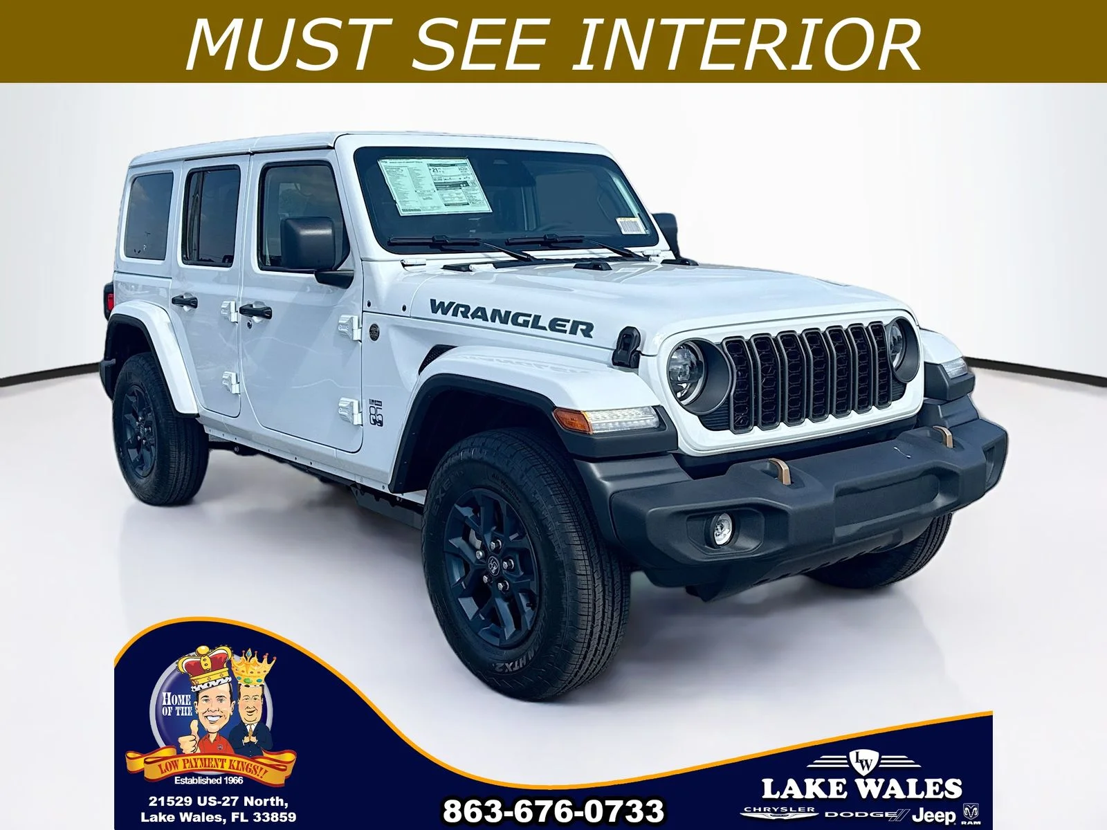 New 2026 Bright White Clear-Coat Exterior Paint Jeep 85th Anniversary Edition image 1
