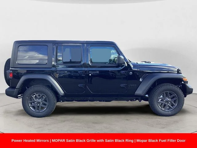 New 2026 Black Clearcoat Jeep 4-DOOR SPORT S image 7