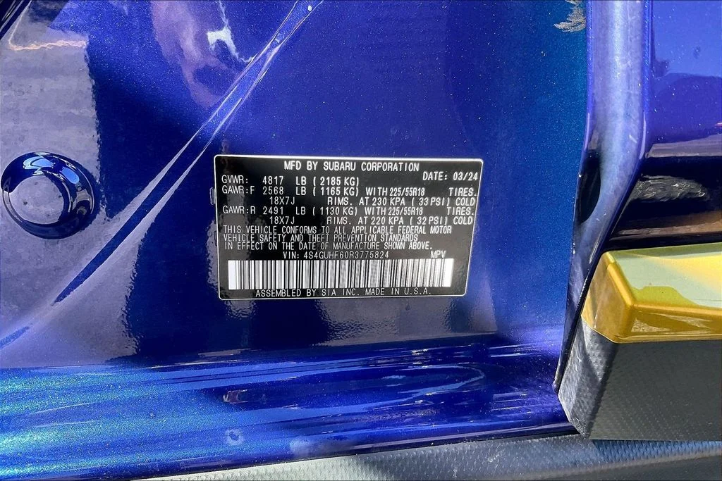 Used 2024 Blue Subaru Sport image 37