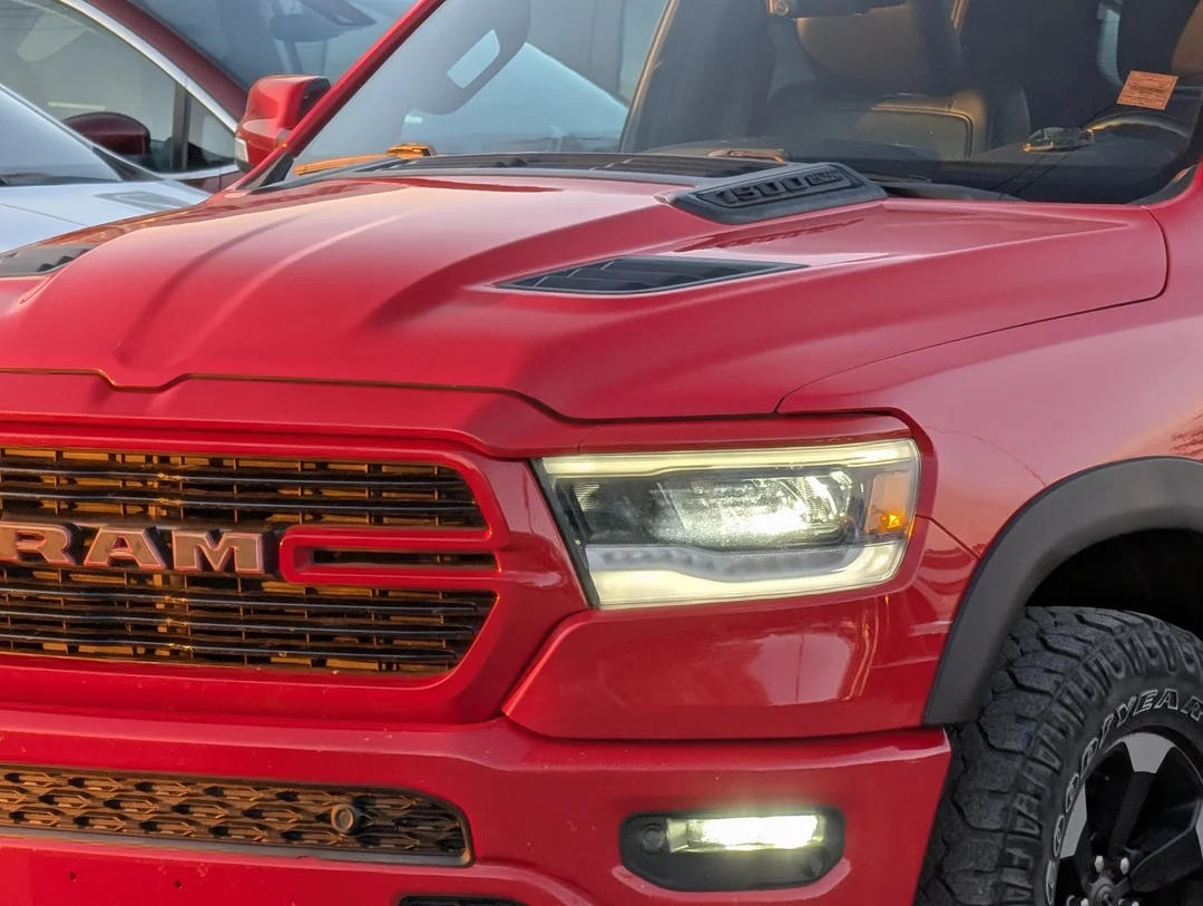 Used 2019 Red RAM Sport - Leather - Level II - Dual Pane Sunroof - Sport Hood - 8.4 Touchscreen image 10
