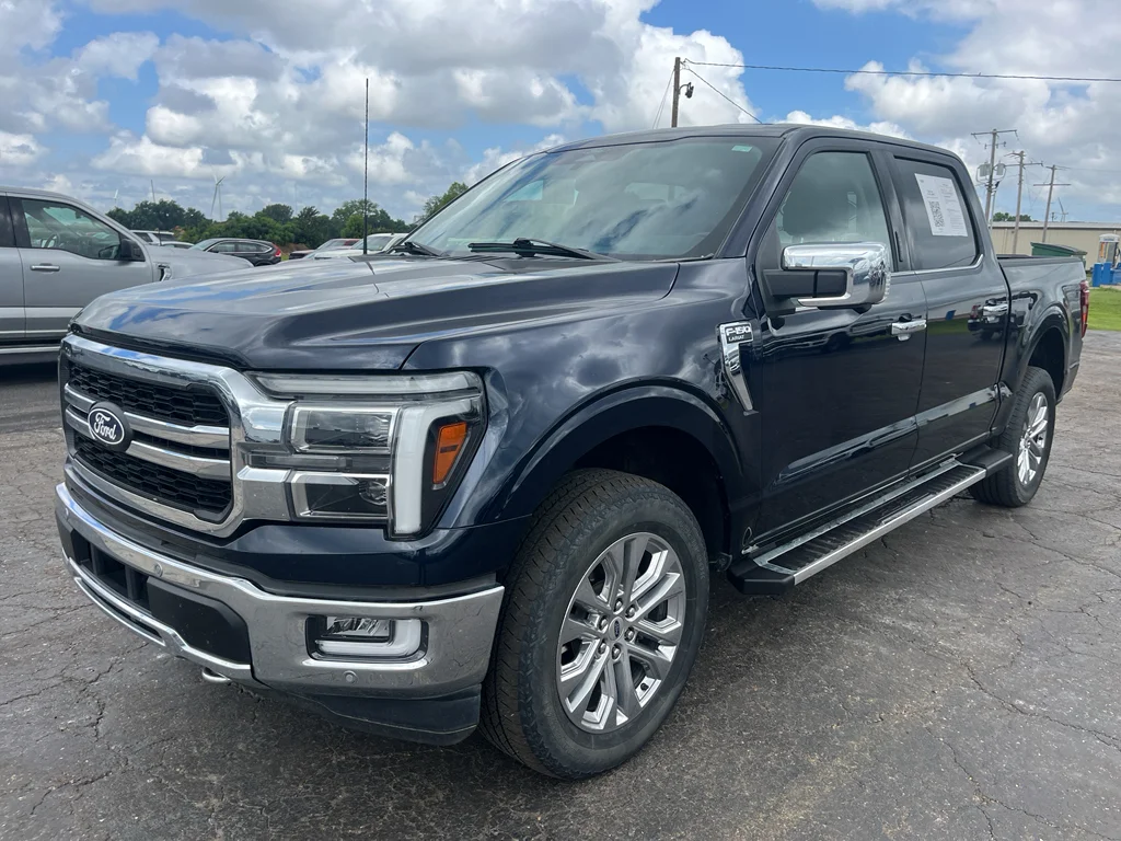 Used 2024 Antimatter Blue Metallic Ford LARIAT image 1