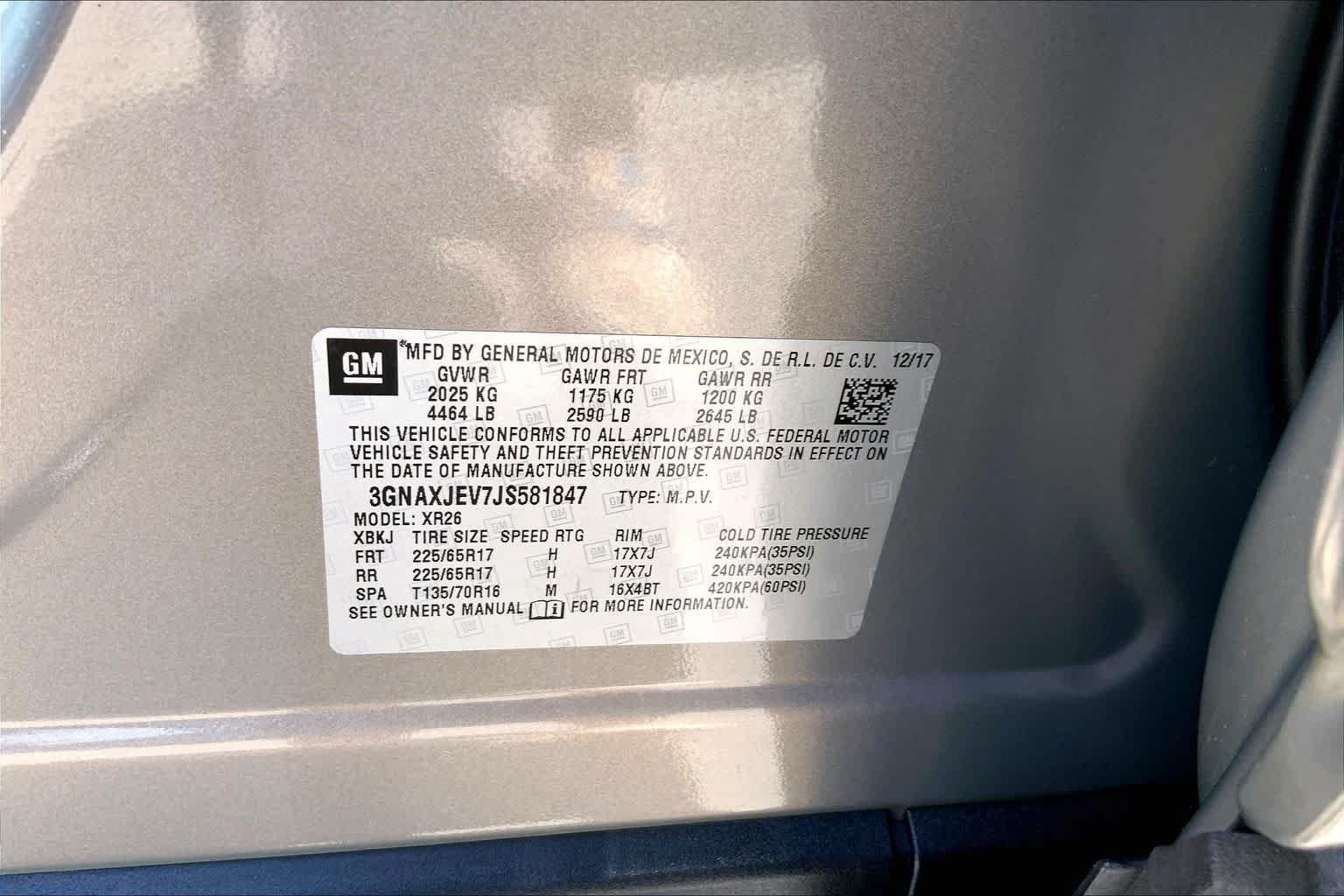 Used 2018 Pepperdust Metallic Chevrolet LT image 29
