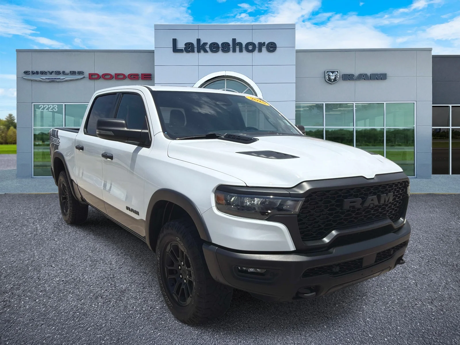 Used 2025 White Ram Rebel 4x4 Crew Cab 5