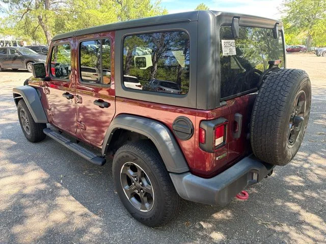 Used 2021 Red Jeep Unlimited Sport S image 3
